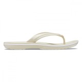 Slapi Crocs Crocband Flip Bej - Bone