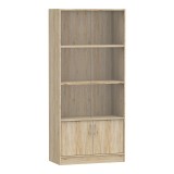 Biblioteca Burcy stejar pakoworld 80x40x177cm