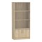 Biblioteca Burcy stejar 80x40x177cm