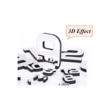 Cumpara ieftin Ceas de perete 3D argintiu / auriu DIY