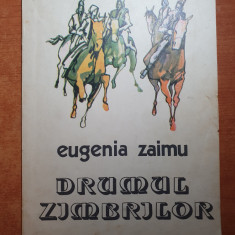 carte pentru copii - drumul zimbrilor - de eugenia zaimu - din anul 1981