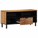 VidaXL Dulap TV, 100x33,5x46 cm, lemn masiv acacia