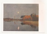 FA98 -Carte Postala- RUSIA - State Russian Museum - I.I. Levitan, Twilight Moon , necirculata 1964