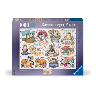 Ravensburger - Puzzle calendarul pisicutelor 1000 piese foto