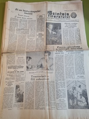 scanteia tineretului 15 decembrie 1960-uzina laminorul braila,art. dumitru almas foto