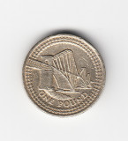 Moneda Anglia one pound / o lira 2004, circulata, Europa
