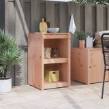 vidaXL Dulap Bucătărie Maro Lemn Masiv Duglas 55x55x92cm, 2 Rafturi, Interior, Modern