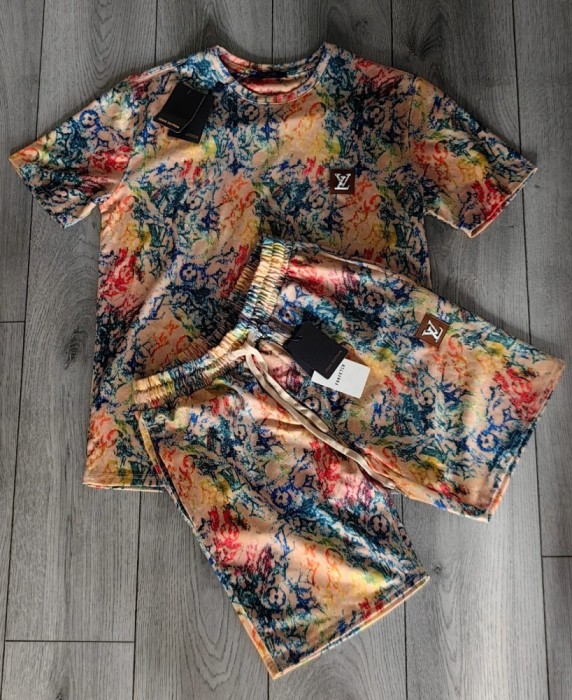 Compleu Barbati - Louis Vuitton - Crem - S - 100 % Bumbac