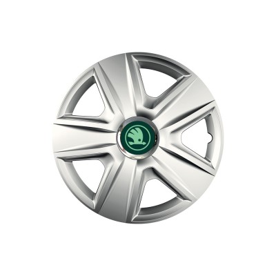 Set 4 Capace Roti pentru Skoda Nou Verde, model Esprit Gray, R16, SKODA foto