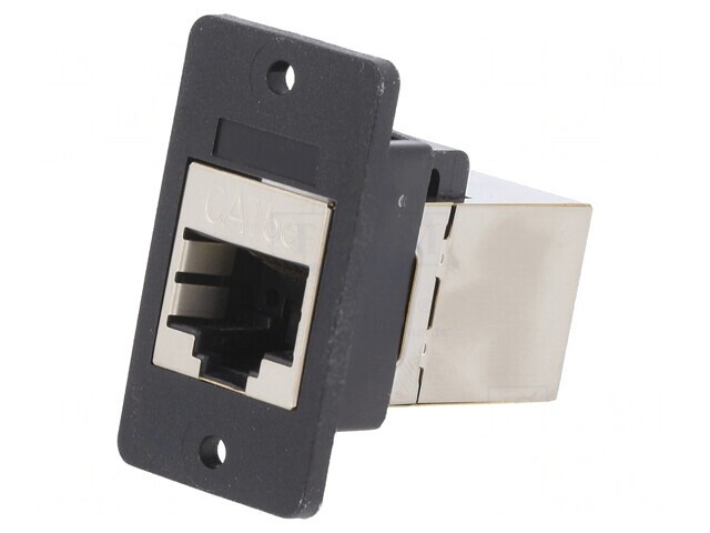 Adaptor SLIM Cat 5e Ecranat 8p8c Plastic 29mm