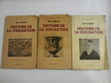 HISTOIRE DE LA CIVILISATION ( 3 vol ) - WILL DURANT