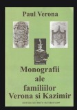 Monografii ale familiilor Verona si Kazimir Paul Verona