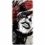 Husa silicon pentru Huawei Mate 20, Byroglyphics Woman Drawing