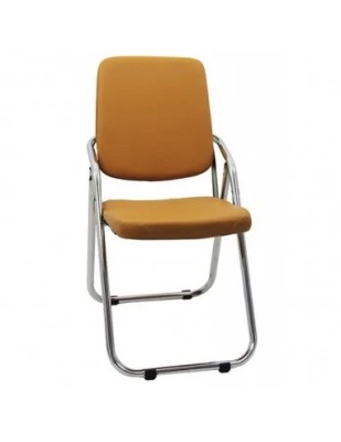 Scaun pliant metalic HRC 609, piele ecologica, fix, 110 kg foto