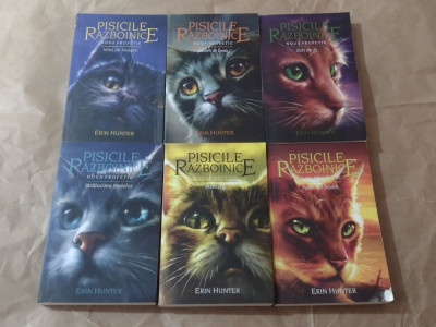 ERIN HUNTER - PISICILE RAZBOINICE ~ NOUA PROFETIE ~ vol.7.8.9.10.11.12 din ciclu foto