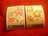 Serie URSS 1969 Cosmos - Sateliti Venus- Venera 5 , 2 valori, Nestampilat