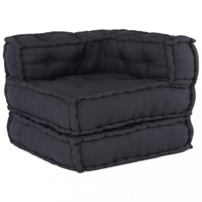 Gossi puf modular antracit 70x70x54 material foto