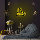 Cumpara ieftin Lampa de perete Ice-Skate 2, Neon Graph, 25x21 cm, galben