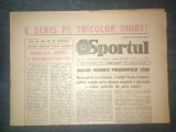 ZIARUL SPORTUL 24 IANUARIE 1984 OMAGIU NICOLAE CEAUSESCU