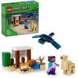 LEGO&reg; Minecraft&reg; - Expeditia in desert a lui steve 21251, 75 piese