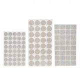Set Protectoare Mobilă, Autocolant, 104 Bucăți, Din P&acirc;slă, Alb Deschis, Diverse Dimensiuni