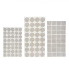 Set Protectoare Mobilă, Autocolant, 104 Bucăți, Din P&acirc;slă, Alb Deschis, Diverse Dimensiuni