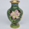 Vaza vintage bronz si email - CLOISONNE
