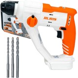 Ruris RMX1210 - Rotopercutor SDS-Plus fara acumulatori si incarcator Li-Ion 20 V - Ah 1.5 J valiza plastic accesorii