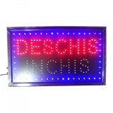 Reclama Luminoasa Panou LEDuri Inchis Deschis Animata 2RANDURI 50x25cm