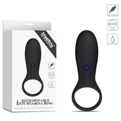 Inel vibrator de silicon pentru penis rezistent la apă foto