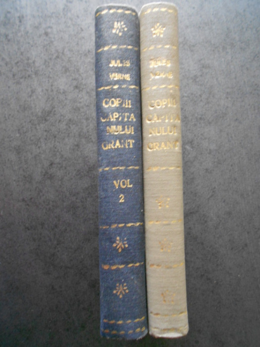 Jules Verne - Copiii capitanului Grant 2 volume (ed. Ion Creanga, 1972)