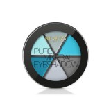 Fard de Pleoape Albastru Mat Revers Pure Velvet Matt, Nr. 03, Pigmentare Intensă, Efect de Lungă Durată
