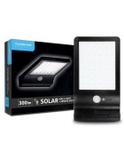 Proiector solar de perete cu senzor de miscare 300lm lumina rece
