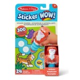 MELISSA AND DOUG STICKER WOW SET DE JOACA AUTOCOLANTE SI STAMPILA REINCARCABILA TIGRU
