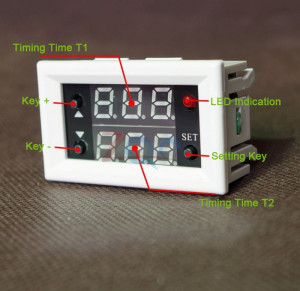 Modul RELEU DE TIMP programabil temporizare TEMPORIZATOR timer digital  timer 12V | Okazii.ro