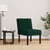 vidaXL Fotoliu, verde &icirc;nchis, catifea 352453