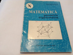 MATEMATICA PROBLEME REZOLVATE DIN MANUAL CLASA X-A --RF10/0 foto