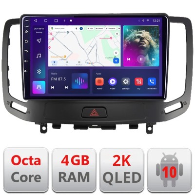 Navigatie Infiniti G35 G37 2006-2013 Android ecran Qled 2K Octa core 4+32 KIT-G25+EDT-E409-2K CarStore Technology foto