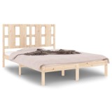Cumpara ieftin Cadru de pat dublu, 135x190 cm, lemn masiv