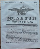 Cumpara ieftin Ziarul Buletin , gazeta oficiala a Principatului Valahiei , nr. 39 , 1839