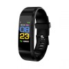 Bratara fitness ID115 plus-tensiune, ritm cardiac-black, Oem