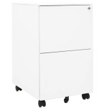 Cumpara ieftin Dulap dosare mobil, alb, 39x45x67 cm, otel