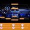 Set lumini ambientale RGB cu aplicatie 18LED 12V