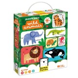 Puzzle educativ, Banana Panda, Animale Salbatice, 36 piese