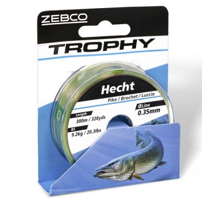 Fir monofilament Zebco Trophy Pike Green 0.45mm 14.9kg 200m foto
