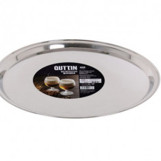 Tava rotunda pentru servire, inox, 40 cm