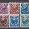 ROMANIA 1952 LP 317 STEMA R.P.R. SUPRATIPAR UZUALE SERIE MNH