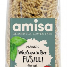 Fusilli Bio din Orez Integral Fara Gluten Amisa 500gr