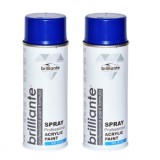 Vopsea Spray Auto Brilliante Albastru RAL 5005, 2 x 400ml