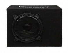 Subwoofer Bass Auto Activ cu Amplificator Incorporat 200W 20cm Voice Kraft 80B30 foto